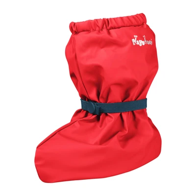 Afbeelding van Playshoes Uniseks regensokken voor kinderen met fleece voering, rood, Small
