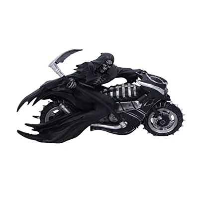Afbeelding van Nemesis Now Beeld/figuur You Can&#039;t Outrun the Reaper 22.5cm op de Motor James Ryman collection zeer gedetailleerd