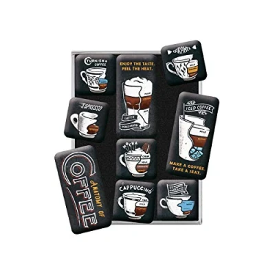 Afbeelding van Magneet Set Anatomy Of Coffee