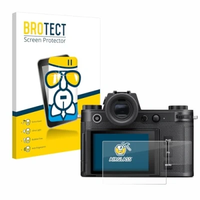 Afbeelding van BROTECT Screenprotector voor Leica SL3 (Display + Schouderdisplay) Folie Beschermfolie Beschermglas transparant