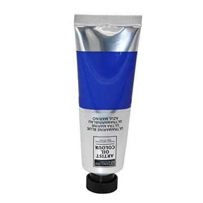 Afbeelding van Magi® Artist Olieverf, 50 ml tube fijne kunstenaarskwaliteit, 30 hoogwaardige kleuren om te schilderen 17 ultramarineblauw