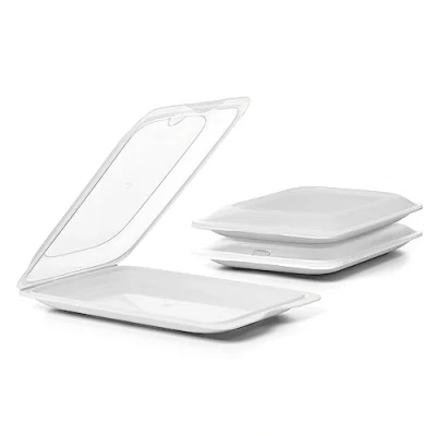 Afbeelding van TATAY Set van 3 containers Fresh, pergamon wit