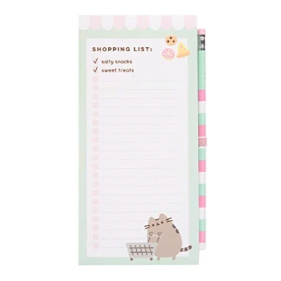 Afbeelding van Grupo Erik Magnetische notitieblok Pusheen Foodie Collection 65 Potlood met gom inbegrepen Notitieboekjes voor koelkast, 10x21 cm