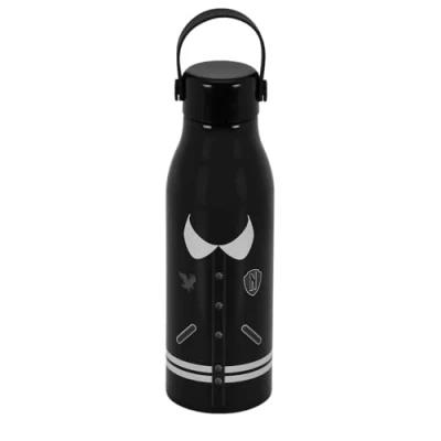 Afbeelding van Woensdag varsity fles, Zwart, Eén maat, fles