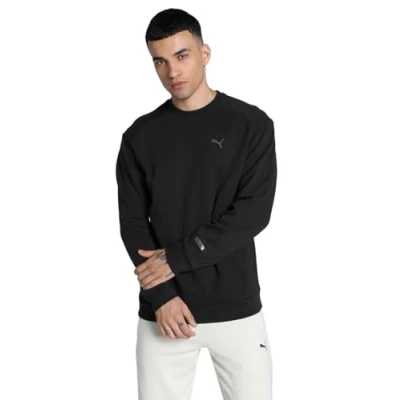 Afbeelding van Puma Crewneck Sweater, Heren, Maat: Large, Black