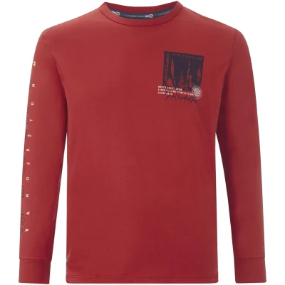 Afbeelding van Jan Vanderstorm Longsleeve, Heren, Maat: XXL, Rot