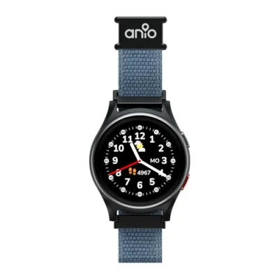 Afbeelding van ANIO 6 smartwatch voor kinderen, GPS en telefoonfunctie, Dt. fabrikant, gegevensbescherming telefoonondersteuning, lange batterijduur, SOS, Telekom SIM kaart 30 Amazon tegoedbon na registratie,