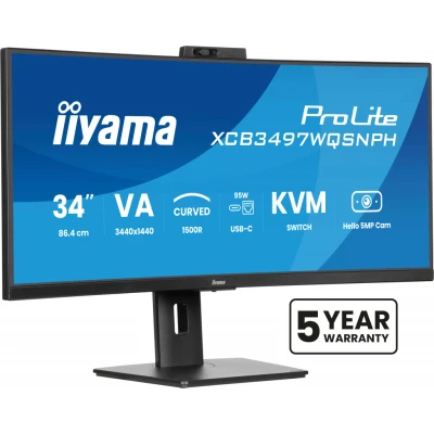 Afbeelding van iiyama iiya 34 L XCB3497WQSNPH B1 120Hz QHD VA