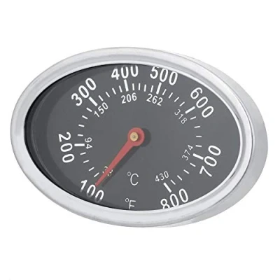 Afbeelding van BBQ thermometer, rookgrill roestvrij staal Thermometer Temperatuurindicator 430 ¡æ