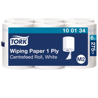Afbeelding van Tork 100134 Poetsrol wiping centerfeed 1 laags M2