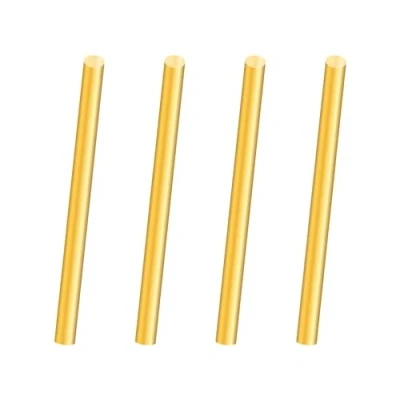 Afbeelding van iMeistek messing stangen, 6 mm diameter, 100 lengte, solide ronde stang voor draaibank, bar, stok, RC modellen, doe het zelf handwerk (4 stuks)