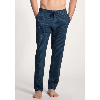 Afbeelding van Calida Remix Basic Pants 29081 Blauw patroon katoen X Large Heren