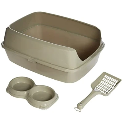 Afbeelding van Moderna Kitcat Starterkit Kattenbak Grijs