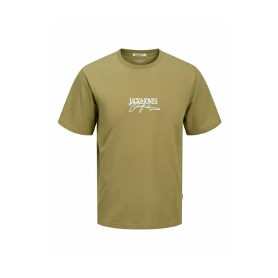 Afbeelding van Jack &amp; Jones LOGO Rundhalsausschnitt Tshirt print, Heren, Maat: Large, Cedar