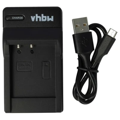 Afbeelding van vhbw USB acculader compatibel met Sony NP BG1, FG1 digitale camera, camcorder, Action Cam accu oplaadstation