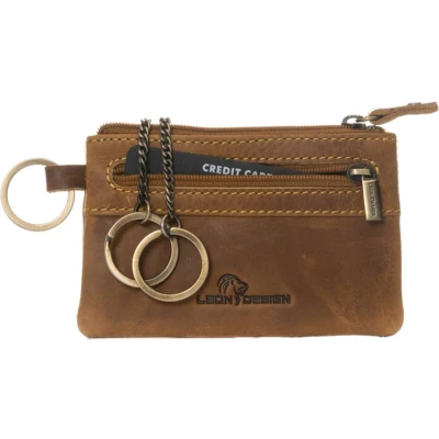 Afbeelding van Sleuteletui Vintage Leer Goudbruin (Vintage leer)