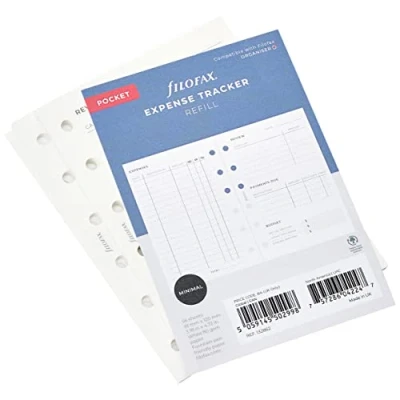 Afbeelding van Filofax Inleg Expense Tracker Refill Pocket