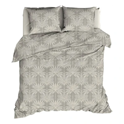 Afbeelding van Dekbedovertrek Satin d&#039;or Palmyra Khaki Satijn 200 x / 220 cm 2 Persoons