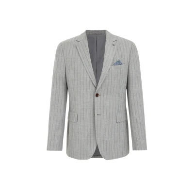 Afbeelding van WE Fashion Heren blazer met krijtstreep