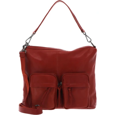 Afbeelding van FREDsBRUDER Leren Schoudertas Jola Noon Shoulder Bag Rust Rood