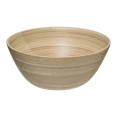 Afbeelding van Secret de Gourmet Slakom voedsel serveerschaal bamboe D30 H10 cm