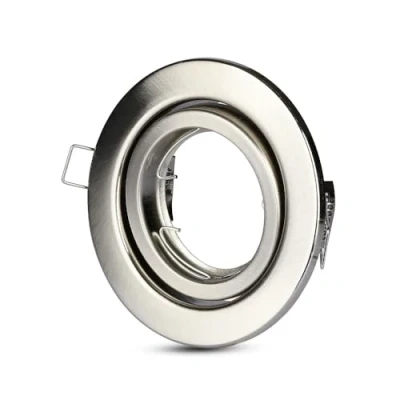 Afbeelding van V tac Inbouwspot Vt 7227 Gu10 9,9 X 3,1 Cm Ip20 Staal Zilver
