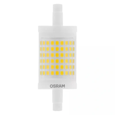 Afbeelding van ledvance led line performance buis tweekneeps r7s 12w 1521lm 2700k cri80 helder ip20 dxl 28x78mm 4099854064876