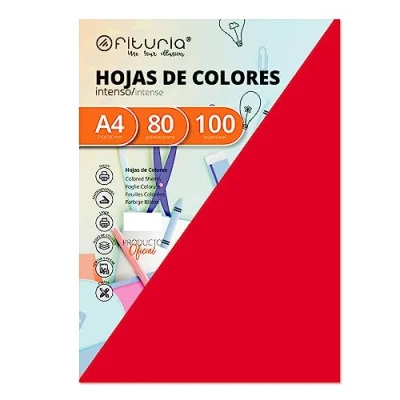 Afbeelding van Verpakking met 100 dozen, A4, 180 g, rood