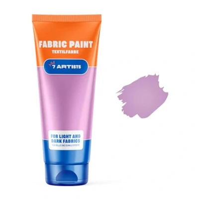 Afbeelding van Textielverf 7 Artists Machinewasbaar Lavendel 60ml Ideaal Voor Wasbare Kinderen Wasbaar Stoffen Kleuren