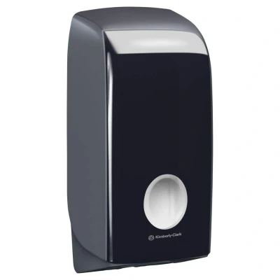 Afbeelding van Kimberly Clark toiletpapierdispenser Aquarius, zwart