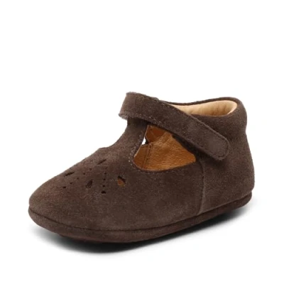 Afbeelding van bisgaard Meisjes Bloom First Walker Shoe, donkerbruin, 19 EU