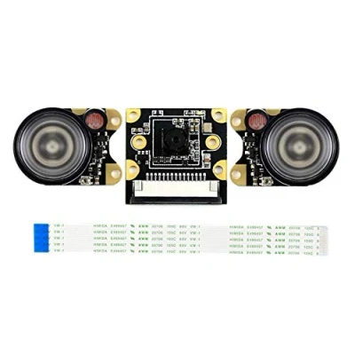 Afbeelding van Waveshare IMX219 77IR Camera Applicable for Jetson Nano Developer Kit Compatible with Raspberry Pi 5 /Pi4/CM4,8 Megapixels Infrared Night Vision 77 FOV 3280 x 2464 Resolution 2.96mm Focal Length