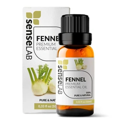 Afbeelding van SenseLAB Venkel etherische olie 100% zuivere natuurlijke venkelolie van therapeutische kwaliteit voor aromatherapie diffuser Concentratie en productiviteit (10 ml)
