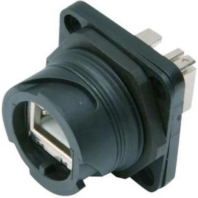 Afbeelding van Telegärtner J80020 A0003 RJ 45 zwarte aderconnector verbindingsdraden (zwart)