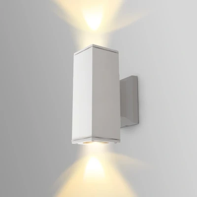 Afbeelding van Aigostar 13VEP Wandlamp Industrieel IP65 Buitengebruik GU10 Rond Wit Zonder Lichtbron