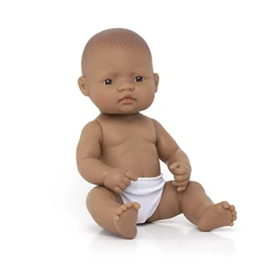 Afbeelding van Miniland 31037 baby Zuid Amerikaans jongenszakje zonder ondergoed, 32 cm