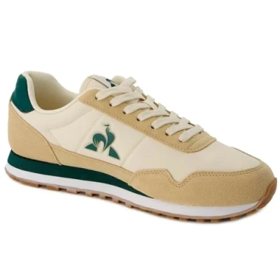 Afbeelding van le coq sportif Astra 2 Unisex Sneakers laag, Heren, Maat: 42.5, Turtle dove trekking green Leer en textiel