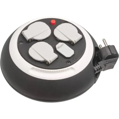 Afbeelding van Kabelhaspel Brennenstuhl 3 meter (3 voudig, USB, IP20, x 1.5 mm²)