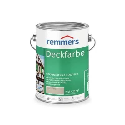 Afbeelding van Remmers Tuinhuis Beits Color 2,5L Lichtgrijs
