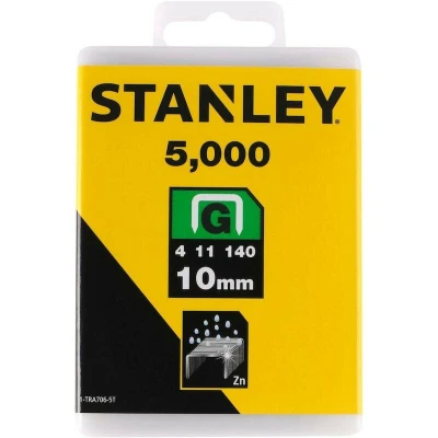Afbeelding van Stanley nieten 10mm type G 1 TRA706 5T (Per 5000 stuks)