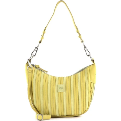 Afbeelding van FREDsBRUDER Leren Schoudertas Ravi Shoulderbag Lemon Geel
