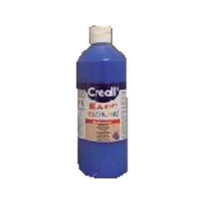 Afbeelding van Plakkaatverf Creall basic donkerblauw 500ml