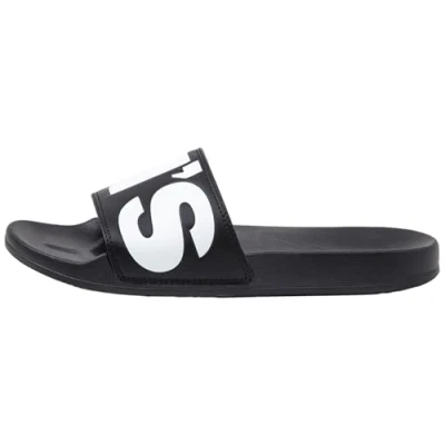Afbeelding van Levi&#039;s JUNE Muiltjes, Dames, Maat: 37, Regular black Hoogwaardig imitatieleer