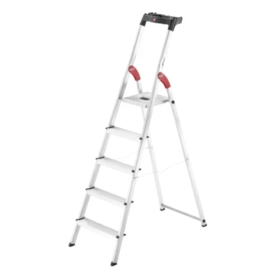 Afbeelding van Trapladder Hailo L60, en 131, met multifunctionele schaal scharnierbescherming, tot 150 kg, div. varianten