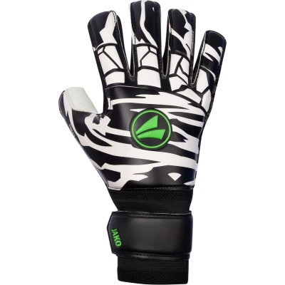 Afbeelding van JAKO Keeperhandschoen Animal Basic RC Protection zwart/wit/fluogroen 4 / 5