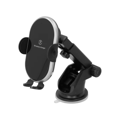 Afbeelding van Carpoint 3in1 Smartphone Houder &amp; Draadloze Qi Lader Oplader Telefoon