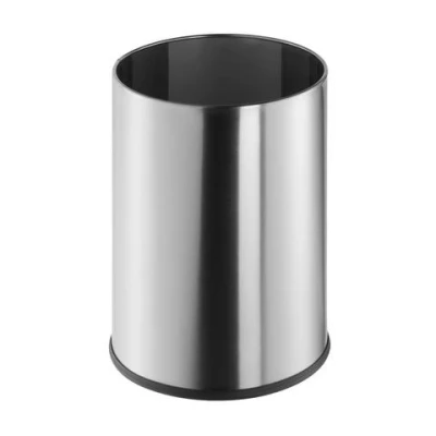 Afbeelding van Geesa prullenbak 9L MAT RVS