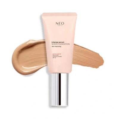 Afbeelding van NEO MAKE up Intense Serum Sheer Foundation Gezichtsmake Hydraterend Skincare SPF 30 05 Gold ml
