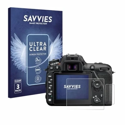 Afbeelding van Savvies (6 Stuks) Schermbeschermer voor Nikon D7500 Screen Protector Ultra Transparant