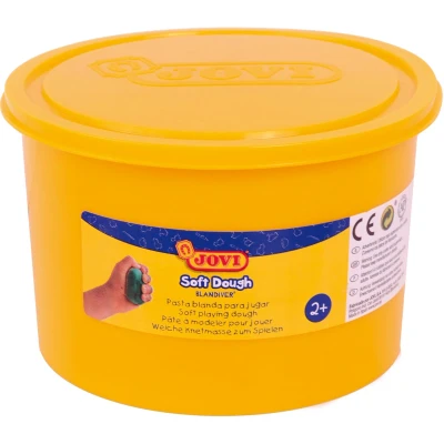 Afbeelding van Jovi boetseerpasta Soft Dough 460 g geel
